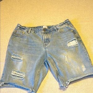 Kuwalla Tee Light Blue Denim Shorts.  Kuwalla Jorts.  Jean Shorts.  Size 36